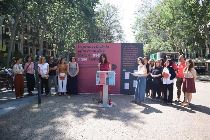 Presentación de la campaña en Barcelona.