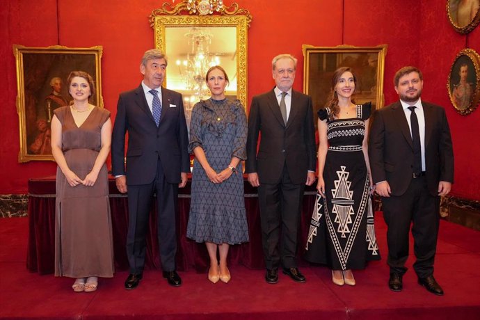 La viceconsejera de Universidad, Investigación e Innovación, Lorena Garrido, en la entrega de los Premios de Investigación de la Real Maestranza de Caballería de Sevilla y la Real Academia Sevillana de Ciencias.