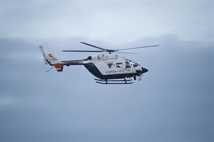 Archivo - Un helicóptero de la Guardia Civil, en una imagen de archivo.
