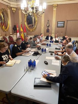 Reunión de la Junta de Seguridad.