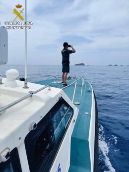 Dispositivo de búsqueda de pareja desaparecida en el mar en Mallorca.