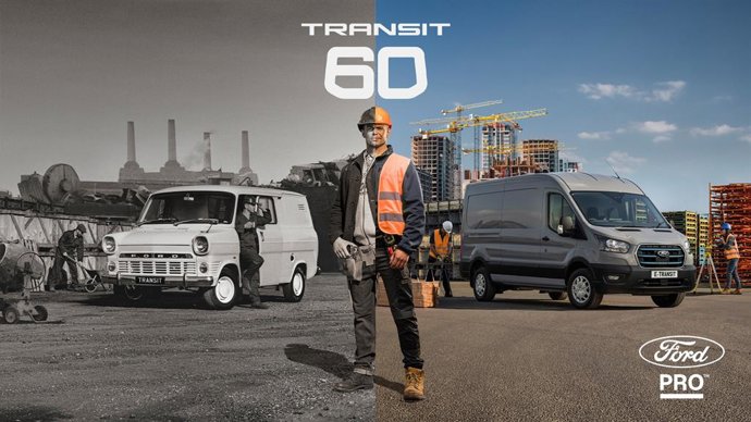 Ford celebra los 60 años de su furgoneta Transit en pleno auge de sus versiones electrificadas