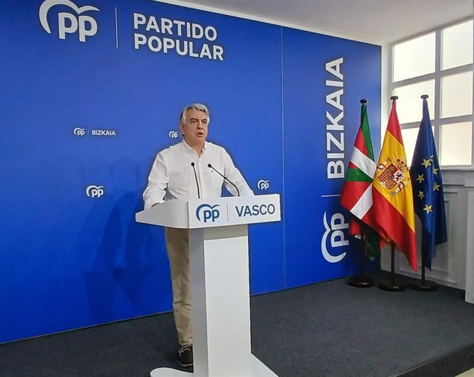 El presidente del PP vasco, Javier de Andrés.