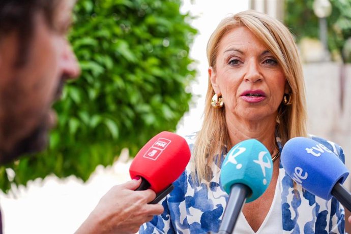 La portavoz del Grupo Parlamentario Socialista, Piedad Álvarez, en una imagen de archivo.