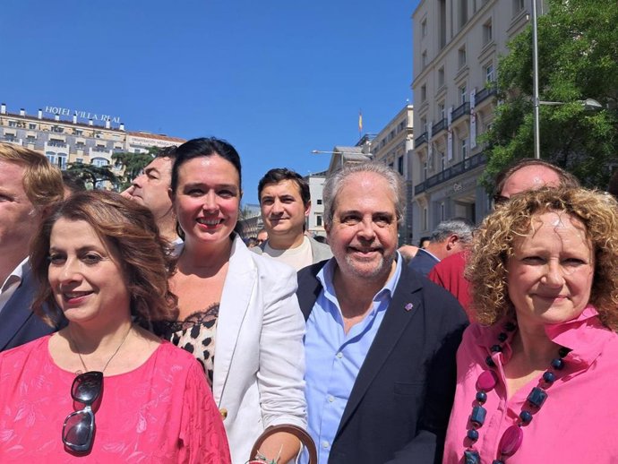 El conseller de Hacienda y Función Pública del Consell de Mallorca, Rafel Bosch, participa en un acto en Madrid para pedir más autonomía financiera al Gobierno central