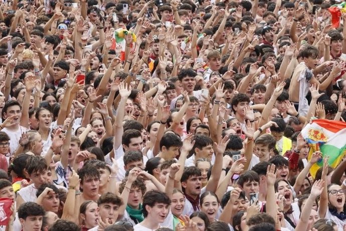 Archivo - Cohete de los Sanmateos 2024