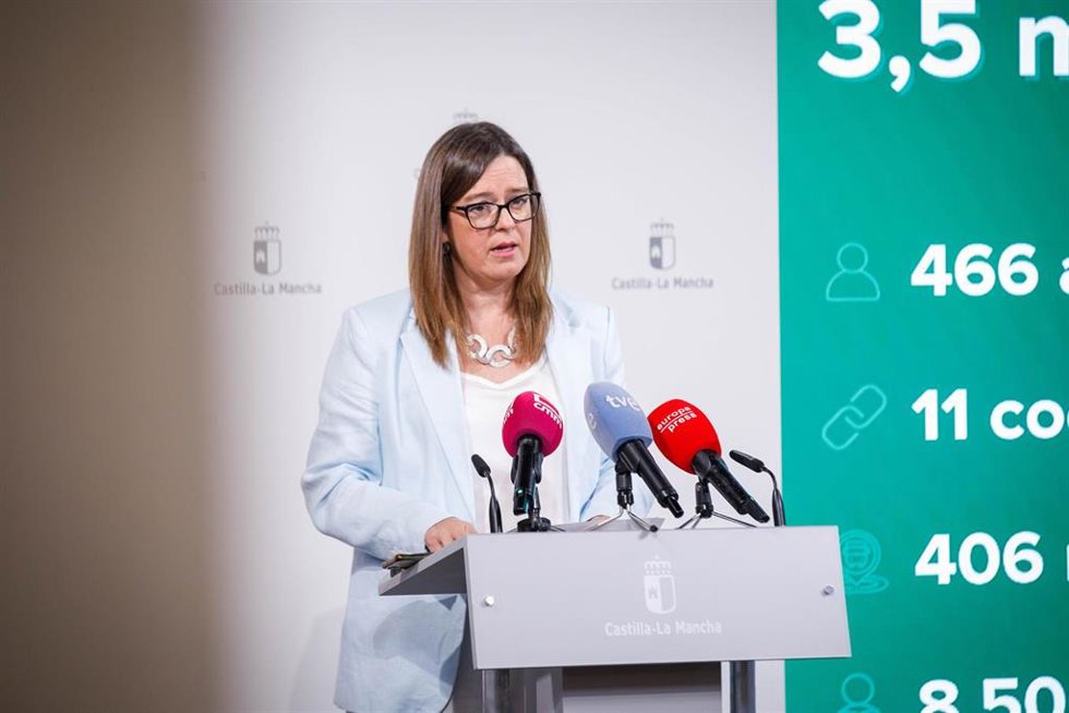 La consejera portavoz, Esther Padilla.