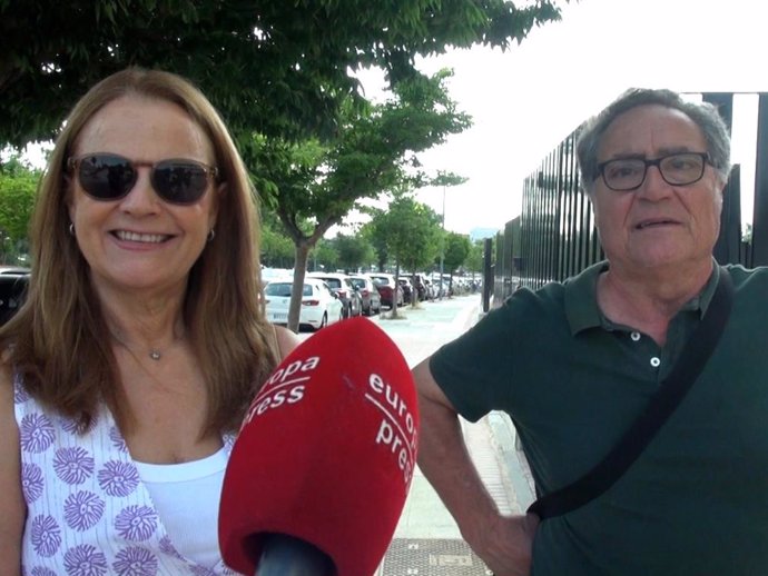Luisa y Juan Carlos, padres de José Carlos Montoya