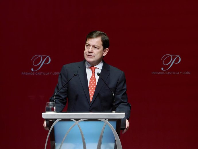 El presidente de la Junta de Castilla y León, Alfonso Fernández Mañueco hace entrega de los Premios Castilla y León 2025. Discurso de Alfonso Fernández Mañueco.