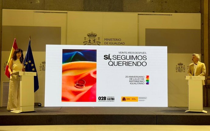 Igualdad lanza 'Sí, seguimos queriendo' por el aniversario del matrimonio igualitario y una "España diversa e inclusiva"
