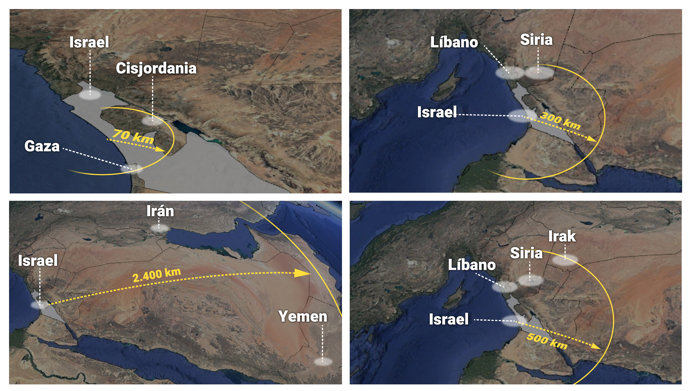El sistema de defensa antiaérea de Israel: un modelo multicapa presionado por los ataques por saturación de Irán