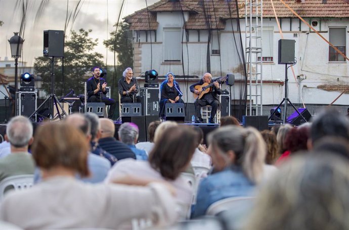Archivo - Escenario Quitasueños-Cajasol del Festival Flamenco de Huelva.