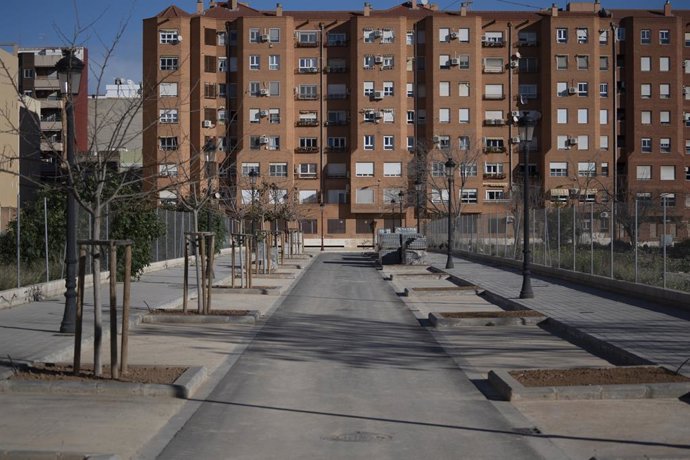 Archivo - Arxiu - Habitatges a València en una imatge d'arxiu