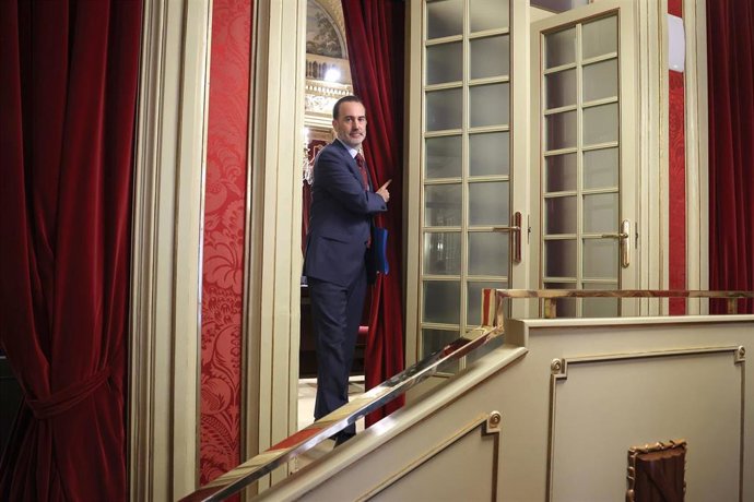 Archivo - El presidente del Parlament, Gabriel Le Senne.