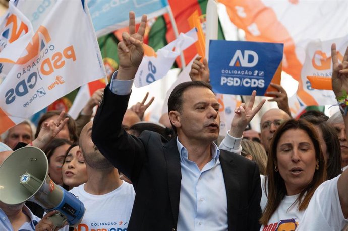 Archivo - Luís Montenegro, primer ministro de Portugal.