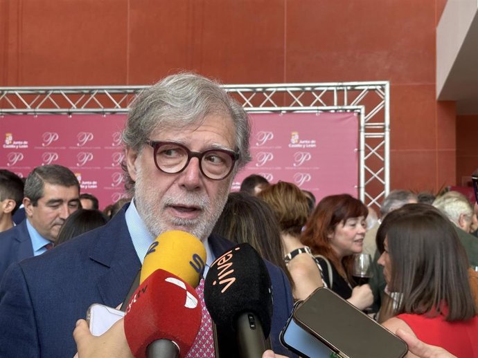 El presidente de CEOE Castilla y León, Santiago Aparicio.