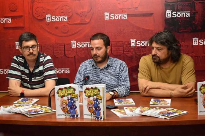 Eduardo Torres, Eder García y Rubén García.