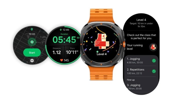 Función Entrenador de carrera de los nuevos relojes Galaxy Watch
