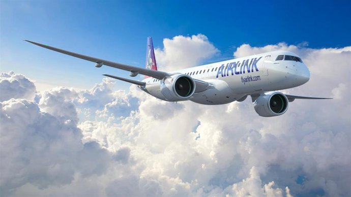 La sudafricana Airlink arrendará 10 Embraer E195-E2 a la empresa de 'leasing' Airlink.