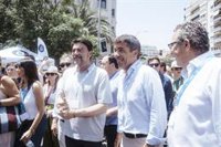 Mazón asiste a la primera mascletá de Fogueres de 2025 en Alicante