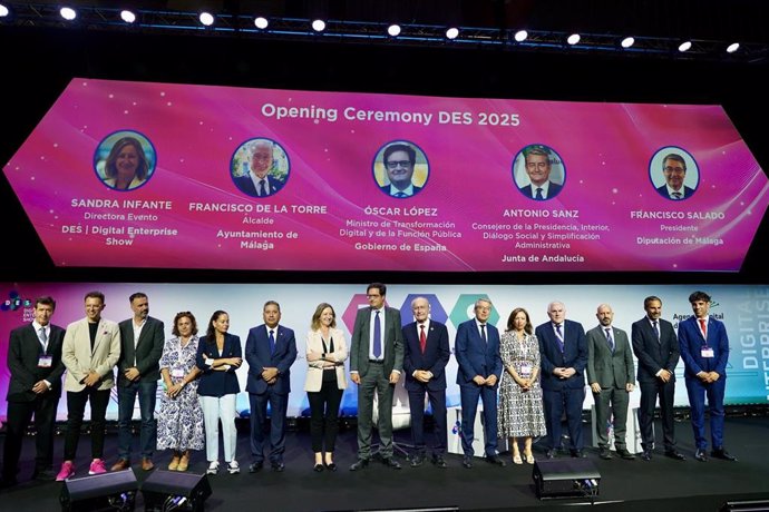 Imagen de archivo de la inauguración de Digital Enterprise Show (DES) en Málaga.