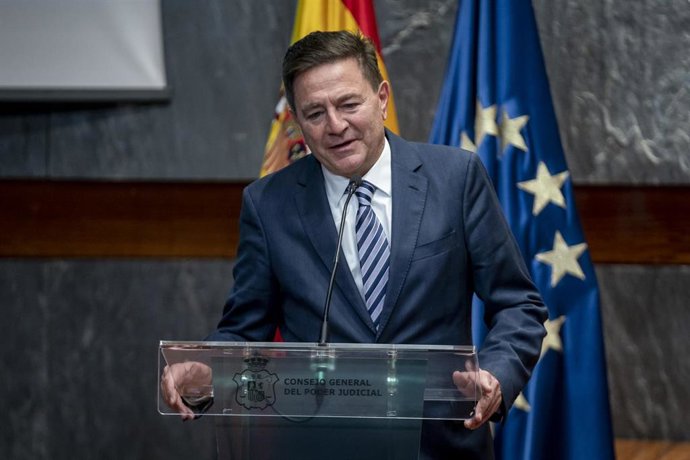 Archivo - El presidente de la Audiencia Provincial de Alicante, Juan Carlos Cerón, en una imagen de archivo