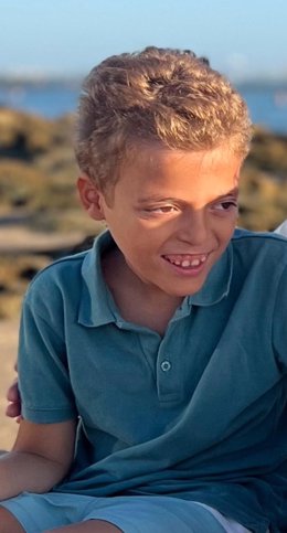 Manuel, niño con de síndrome de Dravet.