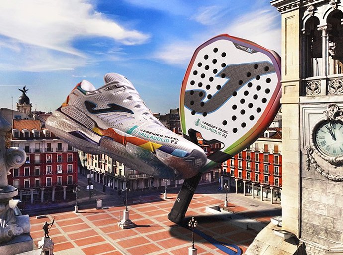 Joma lanza las zapatillas Slam y la pala Hyper con un diseño exclusivo Premier Padel Valladolid