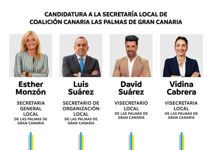 Esther Monzon presenta su candidatura a la Secretaria General de Coalicion Canaria Las Palmas de Gran Cana