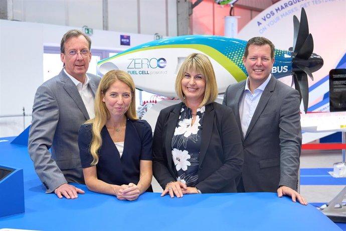 Airbus y MTU Aero Engines lanzan una hoja de ruta para desarrollar un motor de pila de combustible de hidrógeno.