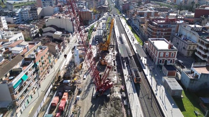 Els treballs a l'entorn de Montcada i Reixac