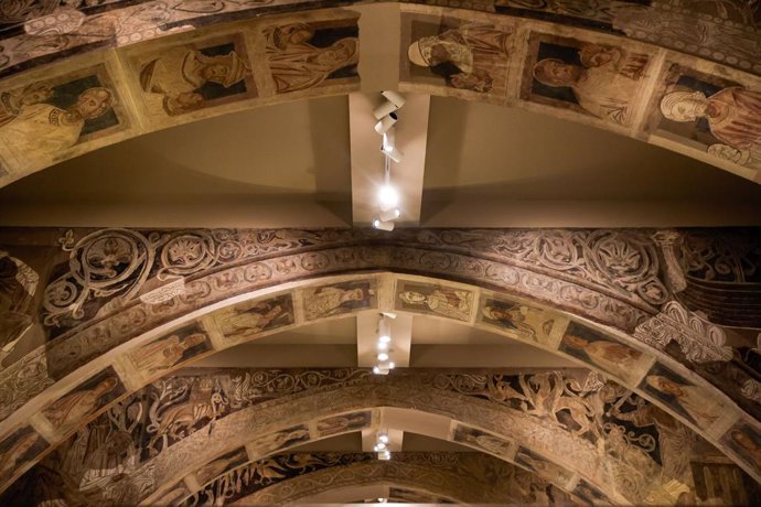 Detall de les pintures murals de Sixena