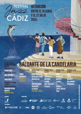 Cartel de la 18 edición del Festival JazzCádiz.