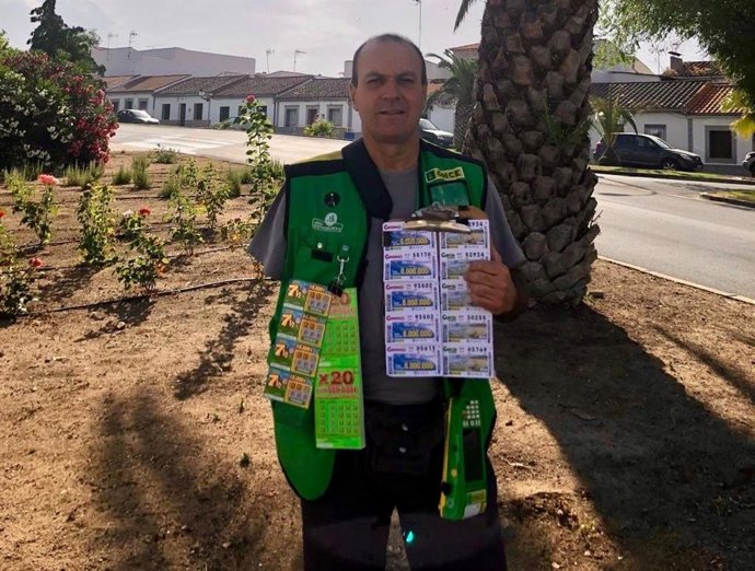José Ángel Expósito, vendedor de la ONCE desde 2006 en Pozoblanco.