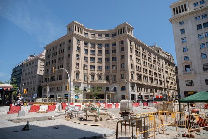 Archivo - Obras de la Via Laietana, en una imagen de archivo.