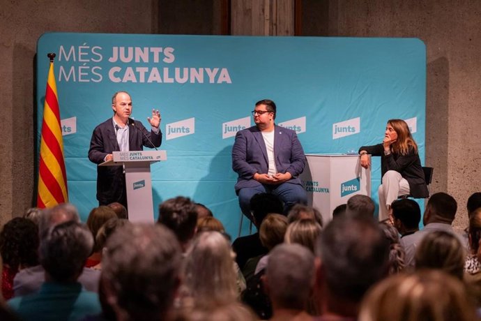 Turull durante su intervención.