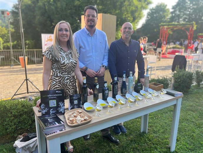 Stand de los aceites 'Jaén Selección' en The World's 50 Best Restaurants.