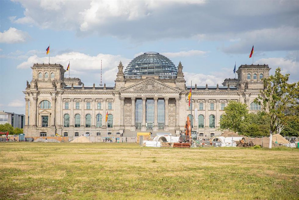 Edificio del Reichstag en Berlín (Alemania)