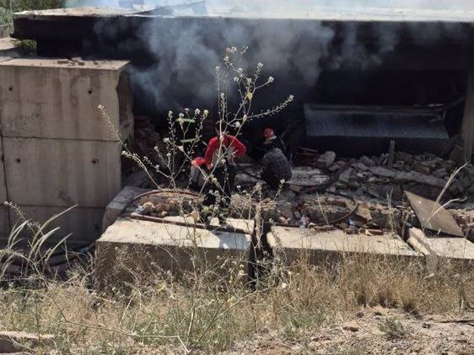 Un edifici destruït a l'Iran per un atac d'Israel