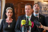 Velázquez agradece a todas las personas que hacen posible el Corpus para que Toledo "luzca y brille más que el sol"