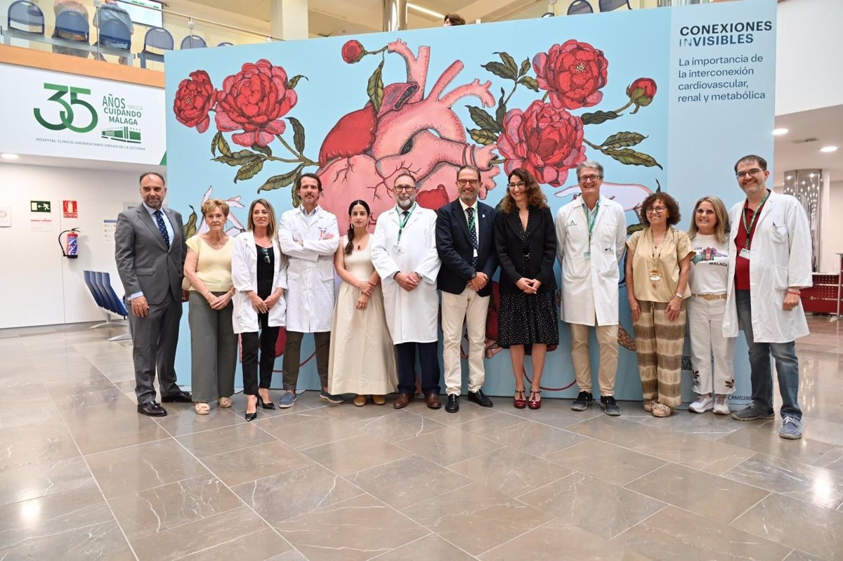El Hospital Clínico de Málaga participa en una campaña para visibilizar las enfermedades cardio-renales y metabólicas