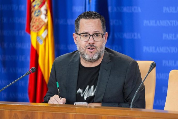 El portavoz de Adelante Andalucía, José Ignacio García, en una imagen de archivo en el Parlamento.