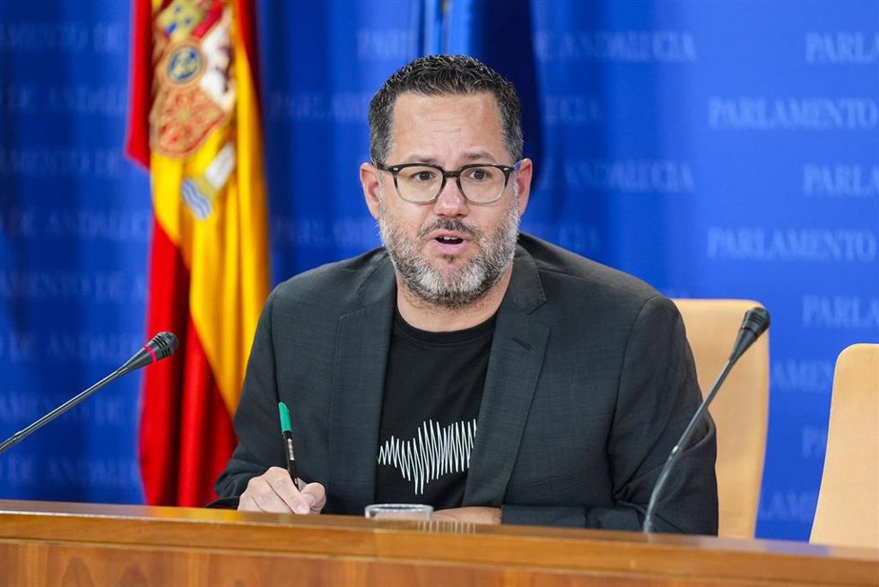 El portavoz de Adelante Andalucía, José Ignacio García, en una imagen de archivo en el Parlamento.
