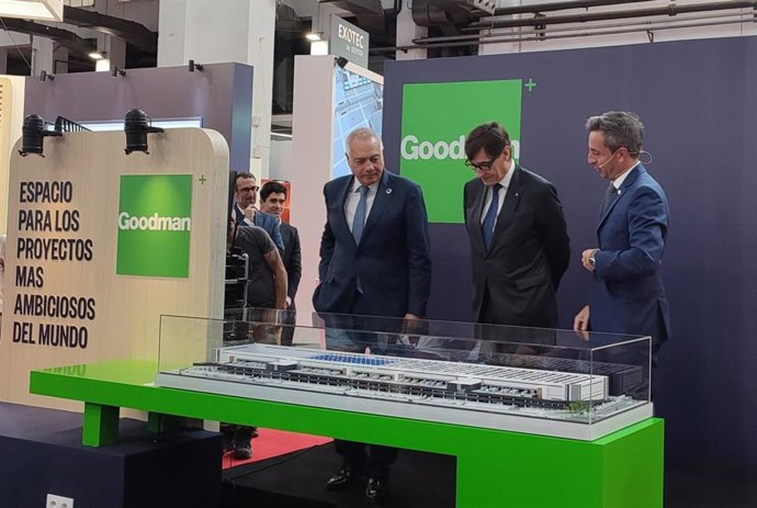 El presidente de la Generalitat, durante un acto para presentar los avances del Barcelona City Hub en el SIL 2025.