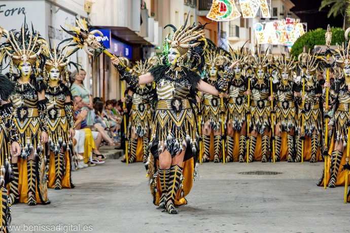 Imatge de l'Entrada de Moros i Cristians de Benissa 