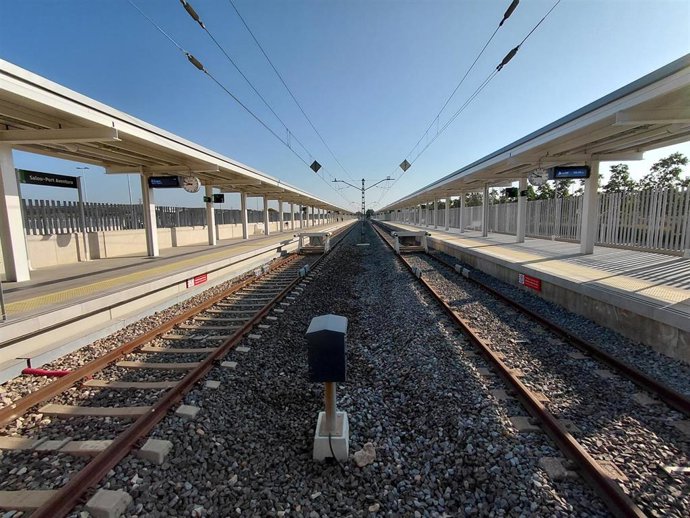 La nueva estación de Salou-Port Aventura (Tarragona)