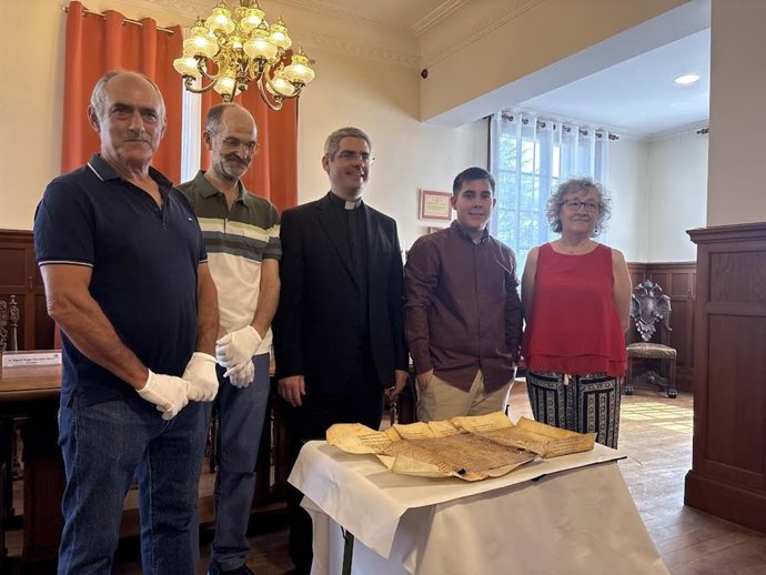 Hallado un valioso documento medieval en el Archivo Diocesano de Logroño