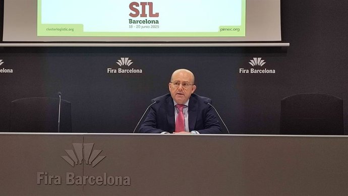 El presidente de Pimec Logística y del Clúster Logístico de Catalunya, Ignasi Sayol, en el SIL 2025.
