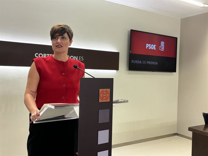 Archivo - La diputada autonómica del PSOE, Leticia Soria.