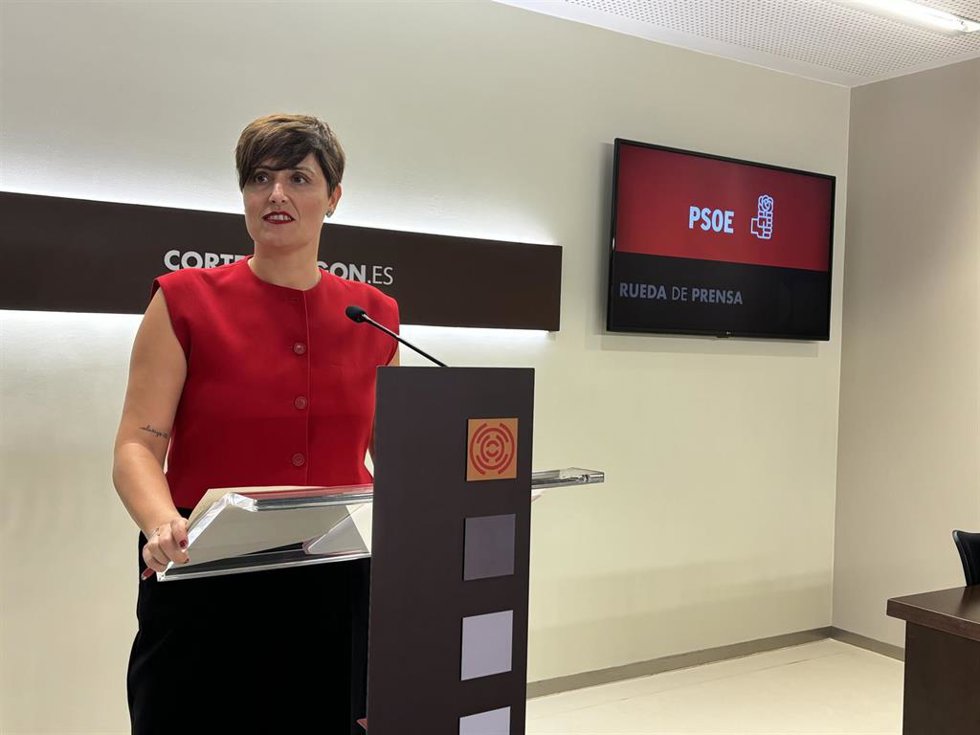 Archivo - La diputada autonómica del PSOE, Leticia Soria.